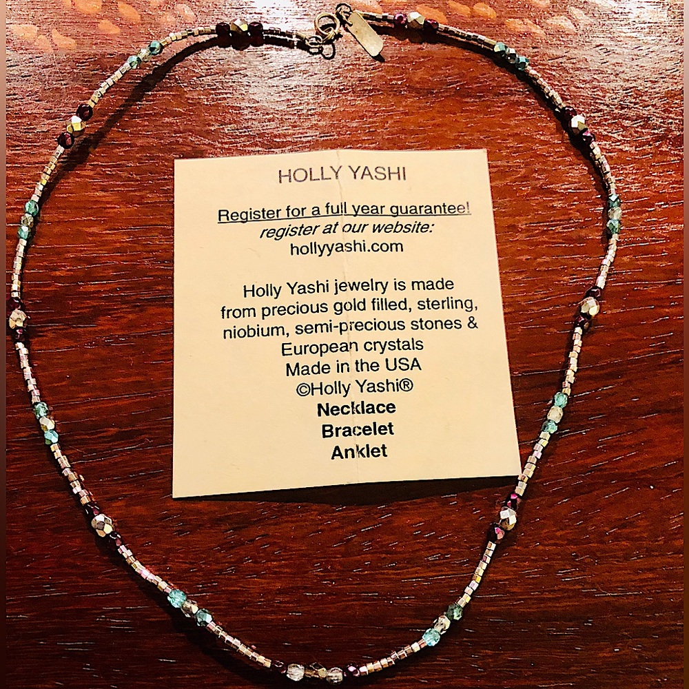 Holly Yashi Silver Beaded Necklace/Bracelet